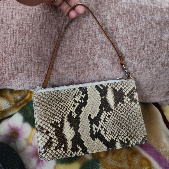 Genuine exotic snakeskin leather mini 👜 purse - Picture 8 of 14